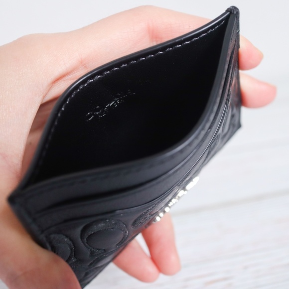 NWT Coach Boxed Card Case & Key Charm Gift Set - Picture 8 of 8